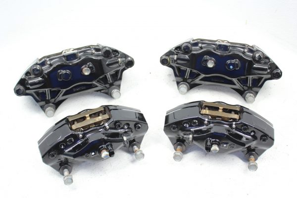 2008-2017 SUBARU WRX STI FRONT & REAR BREMBO BRAKE CALIPERS OEM 20K MILES EJ257 - Image 3