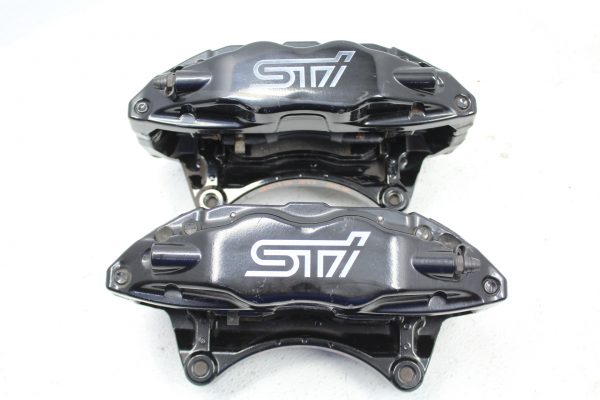 2008-2017 SUBARU WRX STI FRONT & REAR BREMBO BRAKE CALIPERS OEM 20K MILES EJ257 - Image 4