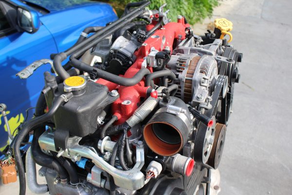07 2007 SUBARU WRX STI USDM ENGINE LONG BLOCK SINGLE AVCS EJ257 47K MILES OEM - Image 3