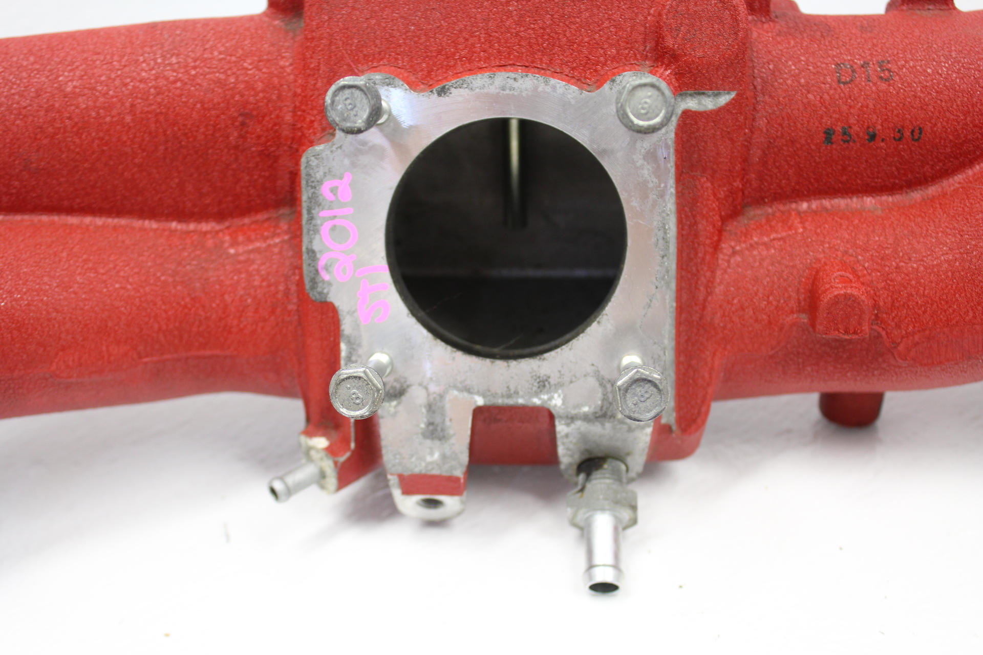 2008-2014 SUBARU WRX STI WRINKLE RED INTAKE MANIFOLD