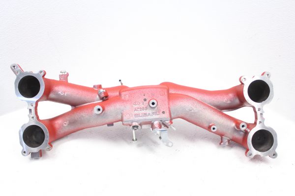 2008-2021 SUBARU WRX STI WRINKLE RED INTAKE MANIFOLD ASSEMBLY 21K MILES EJ257 - Image 3