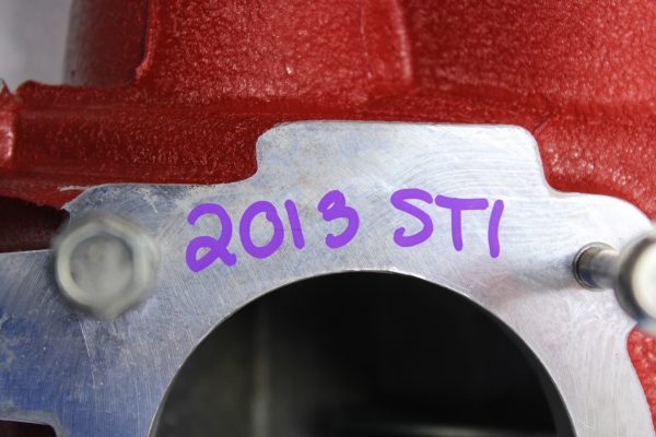 2008-2021 SUBARU WRX STI WRINKLE RED INTAKE MANIFOLD ASSEMBLY 21K MILES EJ257 - Image 11