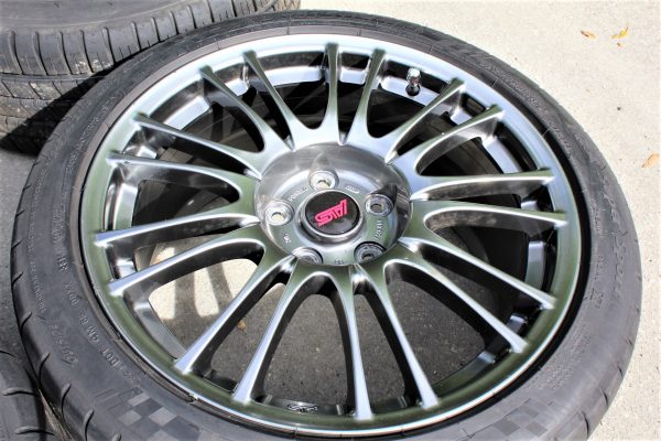 2008-2014 SUBARU WRX STI LIMITED FORGED RIMS WHEELS & TIRES 18x8.5 +55 5x114 - Image 5