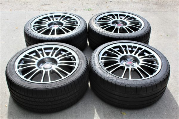 2008-2014 SUBARU WRX STI LIMITED FORGED RIMS WHEELS & TIRES 18x8.5 +55 5x114 - Image 9