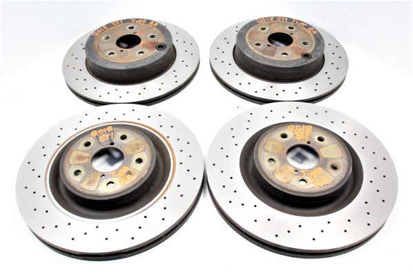 18 2018 SUBARU WRX STI TYPE RA 6/2 POT BREMBO BRAKE CALIPERS & ROTORS 7K MILES - Image 11