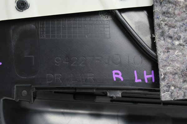 18 2018 SUBARU WRX STI TYPE RA REAR LEFT HAND DOOR PANEL TRIM LH DRIVER OEM - Image 9