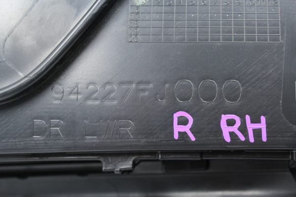 18 2018 SUBARU WRX STI TYPE RA REAR RIGHT HAND PASSENGER DOOR PANEL TRIM OEM - Image 7