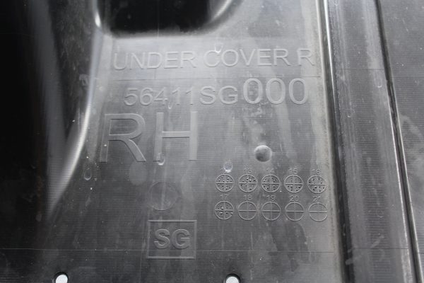 2018 SUBARU WRX STI TYPE RA UNDER COVER PLASTIC SPLASH SHIELD GUARD COVER SET - Image 6