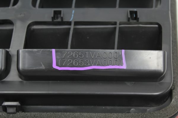 18 2018 SUBARU WRX STI TYPE RA GRILLE AIR VENT ASSEMBLY 72651VA000 - Image 7