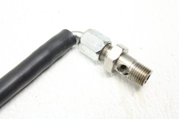2002-2007 SUBARU WRX STI STEEL BRAIDED TURBO OIL FEED LINE - Image 2