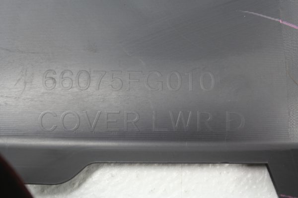 2008-2014 SUBARU WRX STI KICK PANEL DRIVERS LEFT LOWER DASH PANEL OEM 66075FG010 - Image 6
