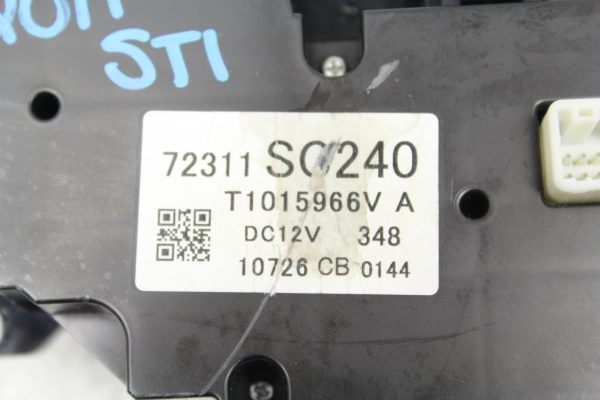 2008-2014 SUBARU WRX STI A/C CLIMATE CONTROLS AC KNOBS OEM 72311SC240 - Image 11