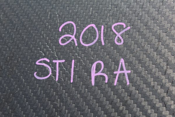 18 2018 SUBARU WRX STI TYPE RA REAL CARBON FIBER ROOF PANEL OEM X5350VA000 - Image 12