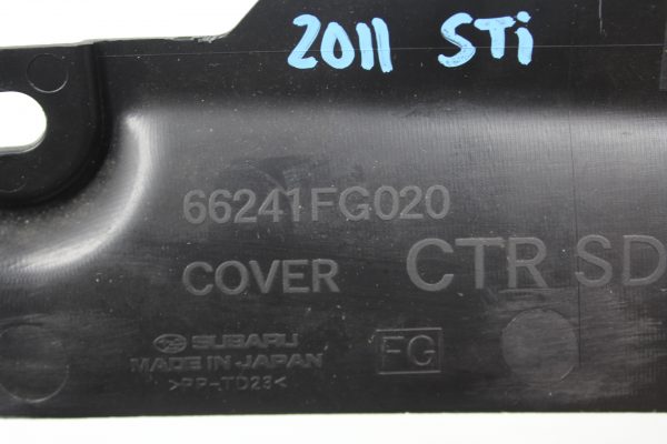 08-14 2008-2014 SUBARU WRX CENTER CONSOLE SIDE TRIM KICK PANEL OEM - Image 5