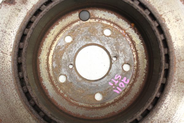 2008-2017 SUBARU IMPREZA WRX STI REAR BRAKE ROTORS LH/RH SET OEM 5X114 - Image 4