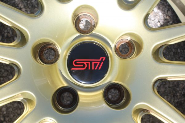 2005-2017 SUBARU WRX STI GOLD PRODRIVE GT1 RIMS WHEELS & TIRES 18X8.5 5X114 +53 - Image 6