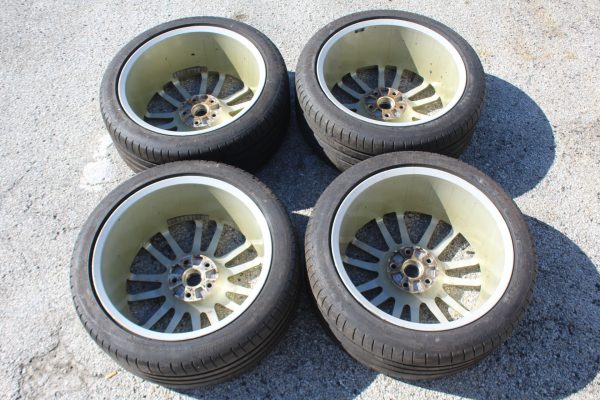 2005-2017 SUBARU WRX STI GOLD PRODRIVE GT1 RIMS WHEELS & TIRES 18X8.5 5X114 +53 - Image 12