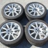 04 2004 SUBARU WRX STI SILVER FORGED BBS RIMS WHEELS & TIRES 5X100 17X7.5 OEM
