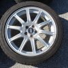 04 2004 SUBARU WRX STI SILVER FORGED BBS RIMS WHEELS & TIRES 5X100 17X7.5 OEM - Image 2