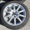 04 2004 SUBARU WRX STI SILVER FORGED BBS RIMS WHEELS & TIRES 5X100 17X7.5 OEM - Image 4