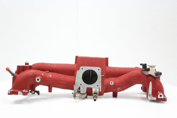 2004-2007 SUBARU WRX STI WRINKLE RED INTAKE MANIFOLD ASSEMBLY OEM