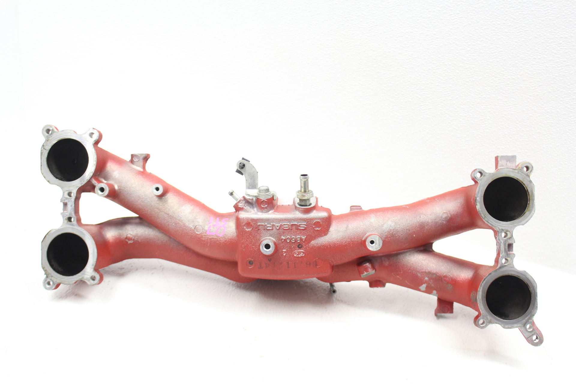 2004-2007 SUBARU WRX STI WRINKLE RED INTAKE MANIFOLD ASSEMBLY OEM ...