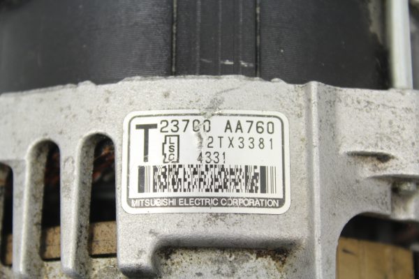 2014-2016 SUBARU FORESTER FXT XT ALTERNATOR OEM - Image 5