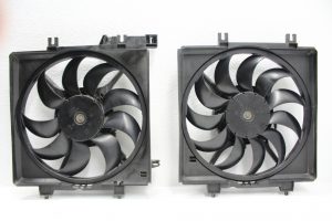 2008-2014 SUBARU WRX STI RADIATOR COOLING FANS MOTOR SET LH/RH ASSEMBLY OEM