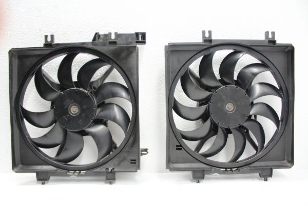 2008-2014 SUBARU WRX STI RADIATOR COOLING FANS MOTOR SET LH/RH ASSEMBLY OEM