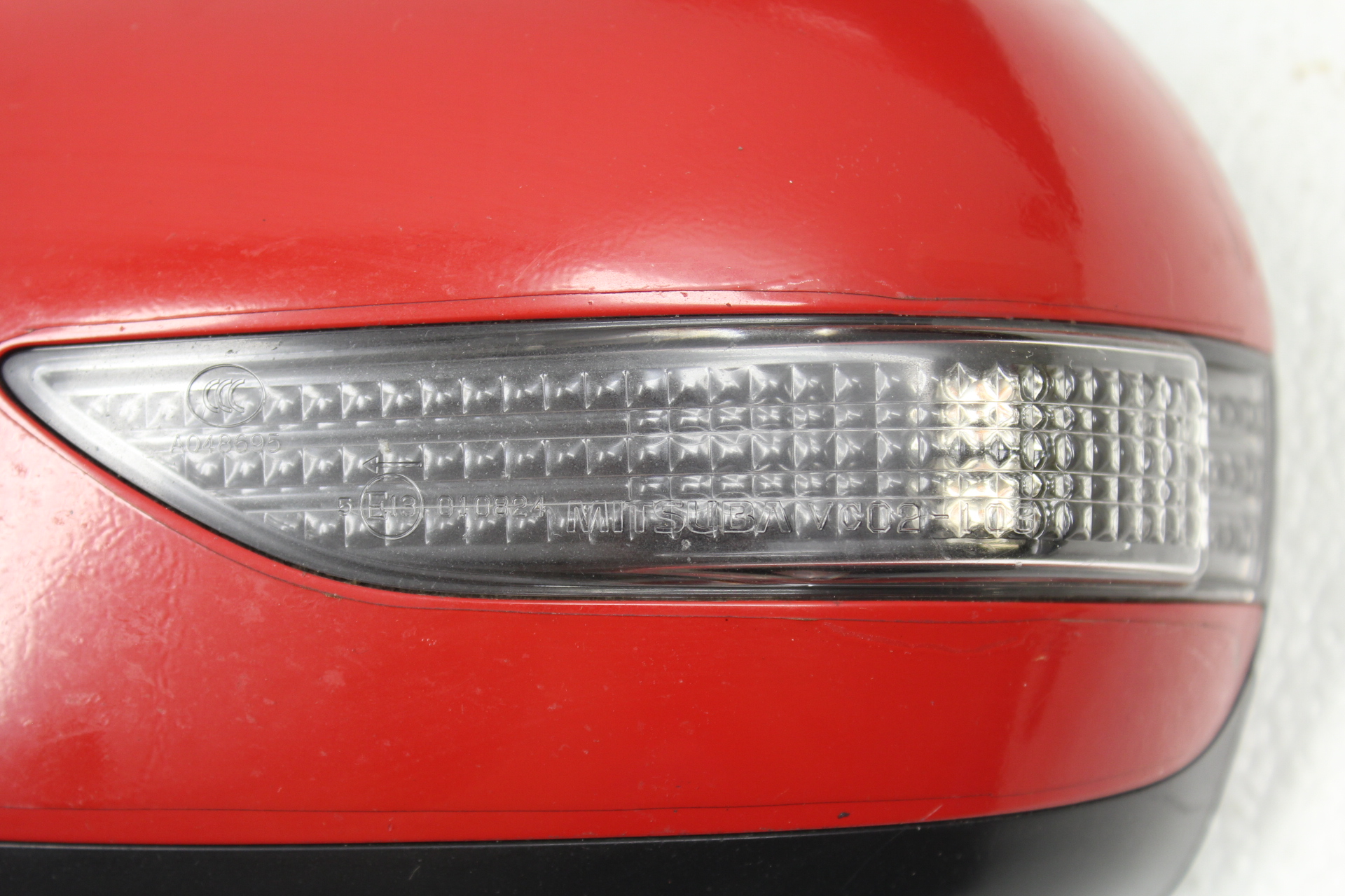 20082014 SUBARU WRX STI SIDE MIRRORS W/ TURN SIGNALS RED OEM SET