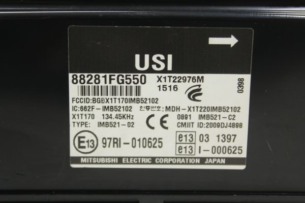 2011-2014 SUBARU WRX STI ECU IMMOBILIZER GAUGE CLUSTER IGNITION KEY SET 150K - Image 8