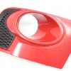 2011-2014 SUBARU WRX STI FOG LIGHT COVER BEZEL RED LH DRIVER SIDE OEM - Image 3