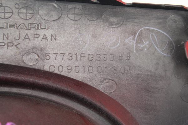 2011-2014 SUBARU WRX STI FOG LIGHT COVER BEZEL RED LH DRIVER SIDE OEM - Image 6