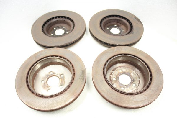 04 2004 SUBARU WRX STI FRONT & REAR BREMBO BRAKE ROTORS LH/RH SET 5X100 - Image 6