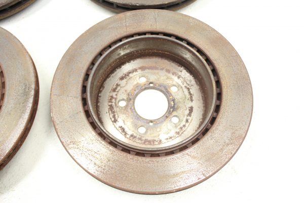 04 2004 SUBARU WRX STI FRONT & REAR BREMBO BRAKE ROTORS LH/RH SET 5X100 - Image 8