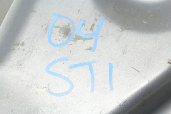 04-05 2004-2005 SUBARU IMPREZA WRX STI TRUNK LID DECK W/ SPOILER ASSEMBLY SILVER - Image 12