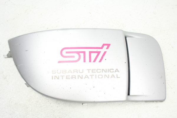 2004-2005 SUBARU WRX STI RH PASSENGER SIDE FOG LIGHT COVER ASSEMBLY SILVER