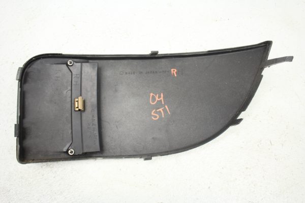 2004-2005 SUBARU WRX STI RH PASSENGER SIDE FOG LIGHT COVER ASSEMBLY SILVER - Image 6