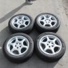 1998-2001 SUBARU IMPREZA 2.5 RS GC8 6 SPOKE 16X7 +55 WHEELS & TIRES 5x100 OEM