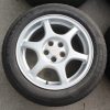 1998-2001 SUBARU IMPREZA 2.5 RS GC8 6 SPOKE 16X7 +55 WHEELS & TIRES 5x100 OEM - Image 4