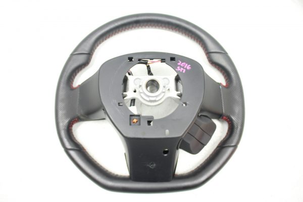 2015-2020 SUBARU WRX STI STEERING WHEEL ASSEMBLY RED STITCHED OEM - Image 10