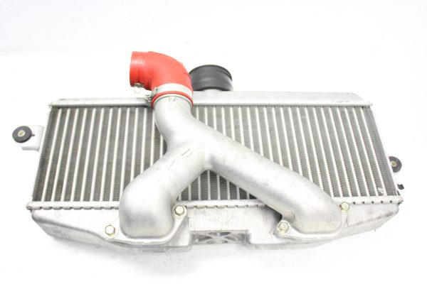 2017-2021 SUBARU WRX STI TOP MOUNT INTERCOOLER TMIC & Y PIPE/ELBOW OEM 31K MILES - Image 9