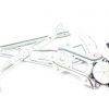 2002-2007 SUBARU WRX & STI REAR LH DRIVER SIDE WINDOW MOTOR REGULATOR OEM - Image 2