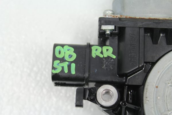 2008-2014 SUBARU WRX & STI REAR RH PASSENGER SIDE WINDOW MOTOR REGULATOR OEM - Image 7