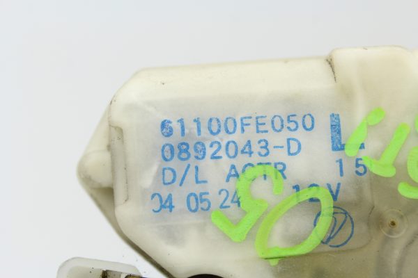 2002-2007 SUBARU WRX & STI REAR LH DRIVER SIDE DOOR LOCK LATCH ASSEMBLY OEM - Image 6