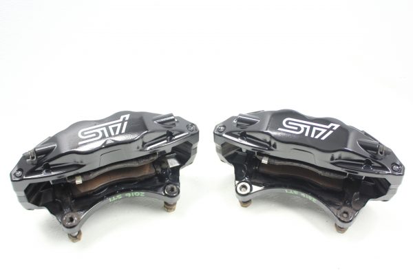 2008-2017 SUBARU WRX STI FRONT & REAR BREMBO BRAKE CALIPERS SET 26K MILES OEM - Image 7