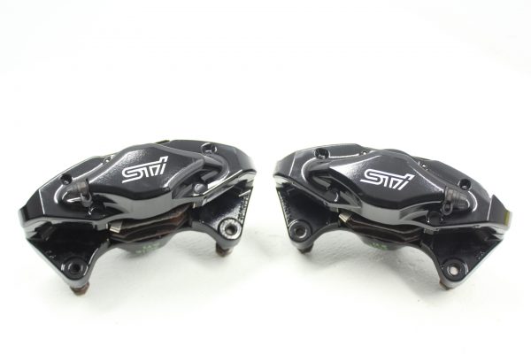 2008-2017 SUBARU WRX STI FRONT & REAR BREMBO BRAKE CALIPERS SET 26K MILES OEM - Image 8