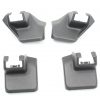2015-2020 SUBARU WRX & STI FRONT & REAR SEAT RAIL BOLT COVER TRIM SET