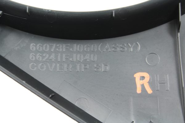 2015-2020 SUBARU WRX STI RH DASHBOARD PASSENGER SIDE END CAP COVER 66241FJ040 - Image 7
