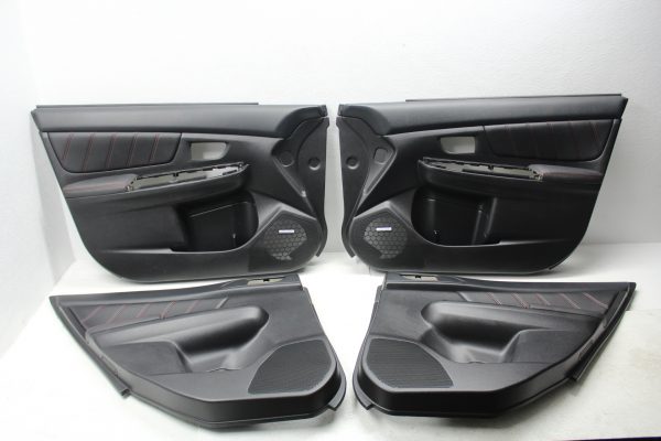 2015-2021 SUBARU WRX STI LIMITED HARMON KARDON FRONT & REAR DOOR CARDS PANELS